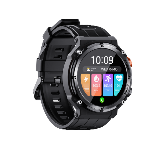 Rugged&Round Men Smart Watch
